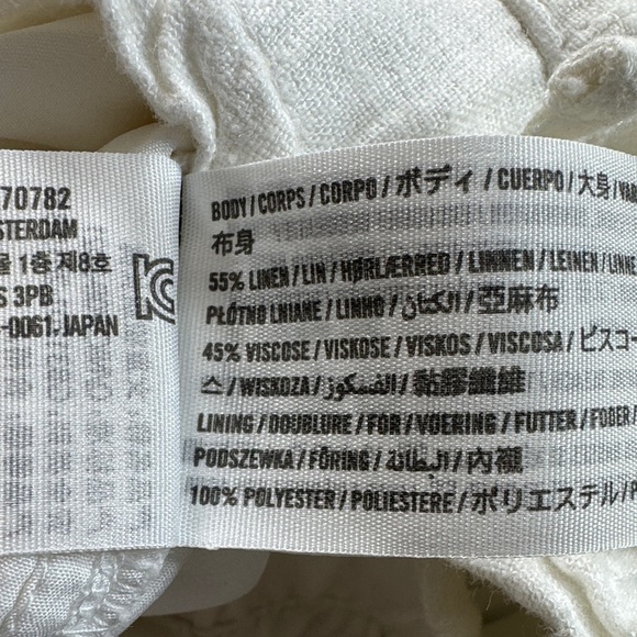 NWT Abercrombie Kids Off-White Cargo Size 13/14 - Picture 3 of 11